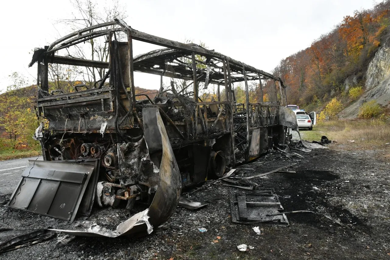 Autobus koji je prevozio djecu zapalio se u blizini Požege