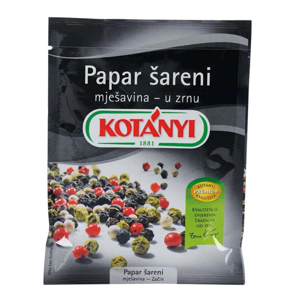 Papar šareni 20 g Kotanyi