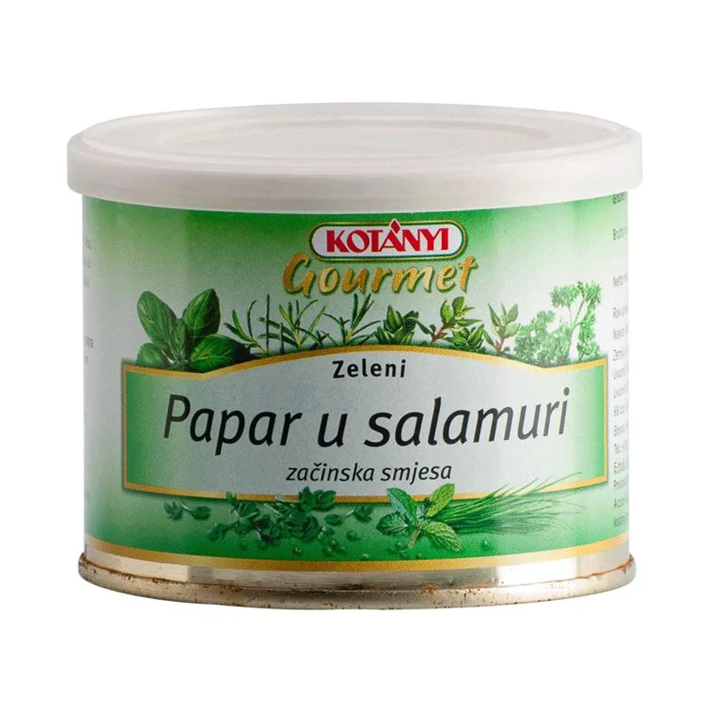 Papar zeleni u salamuri 205 g Kotanyi