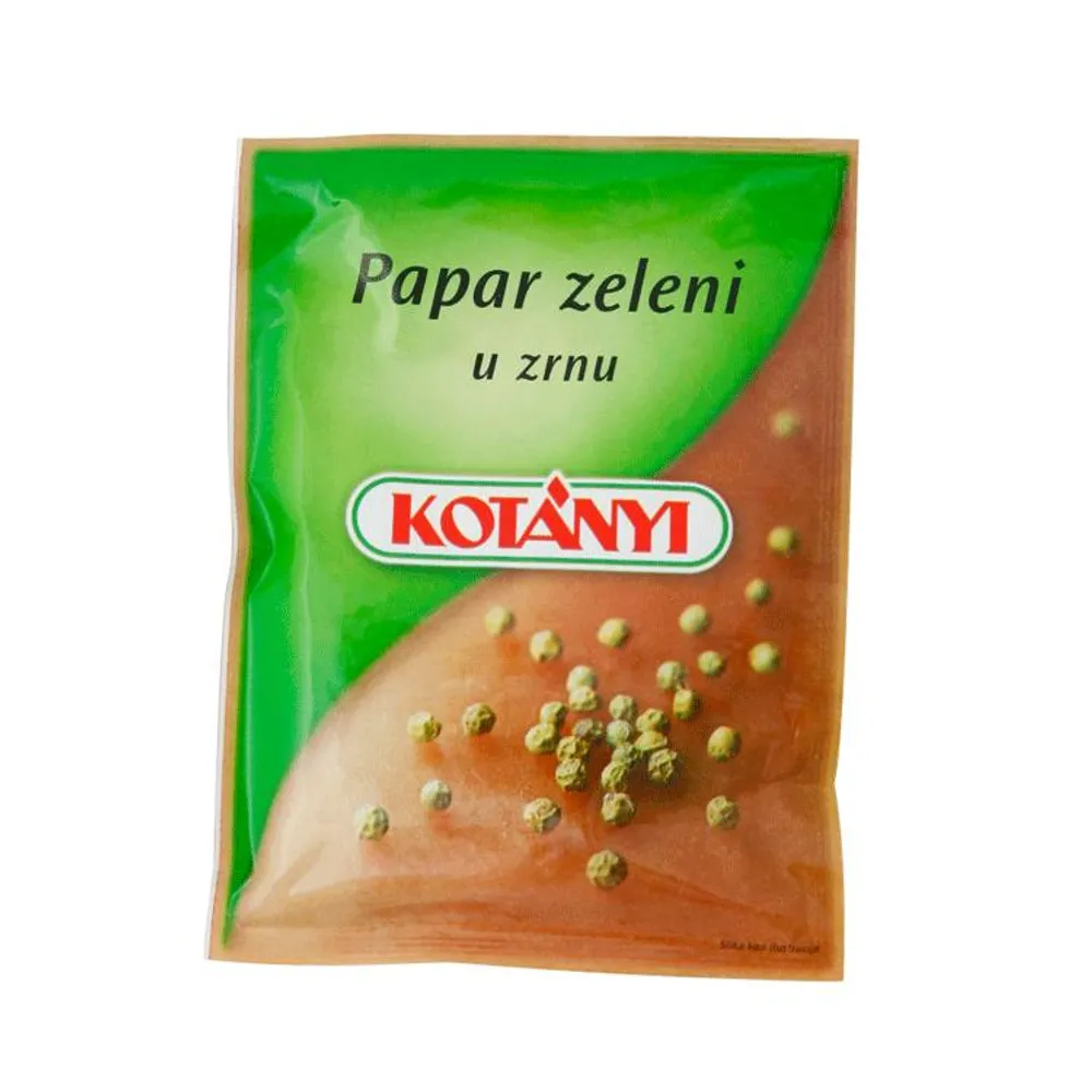 Papar zeleni zrno vrećica 12 g Kotany