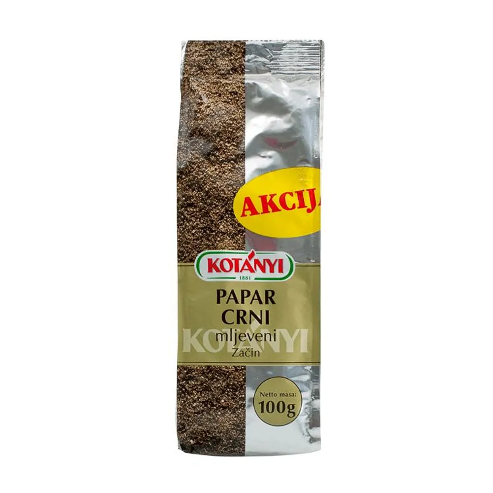 Papar crni mljeveni 100 g Kotanyi