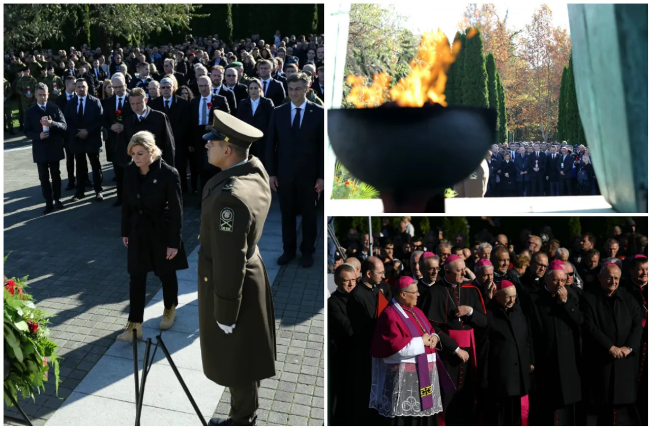 Polaganje vijenaca u Vukovaru