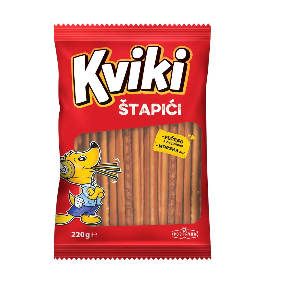 Kviki štapići 220 g Podravka