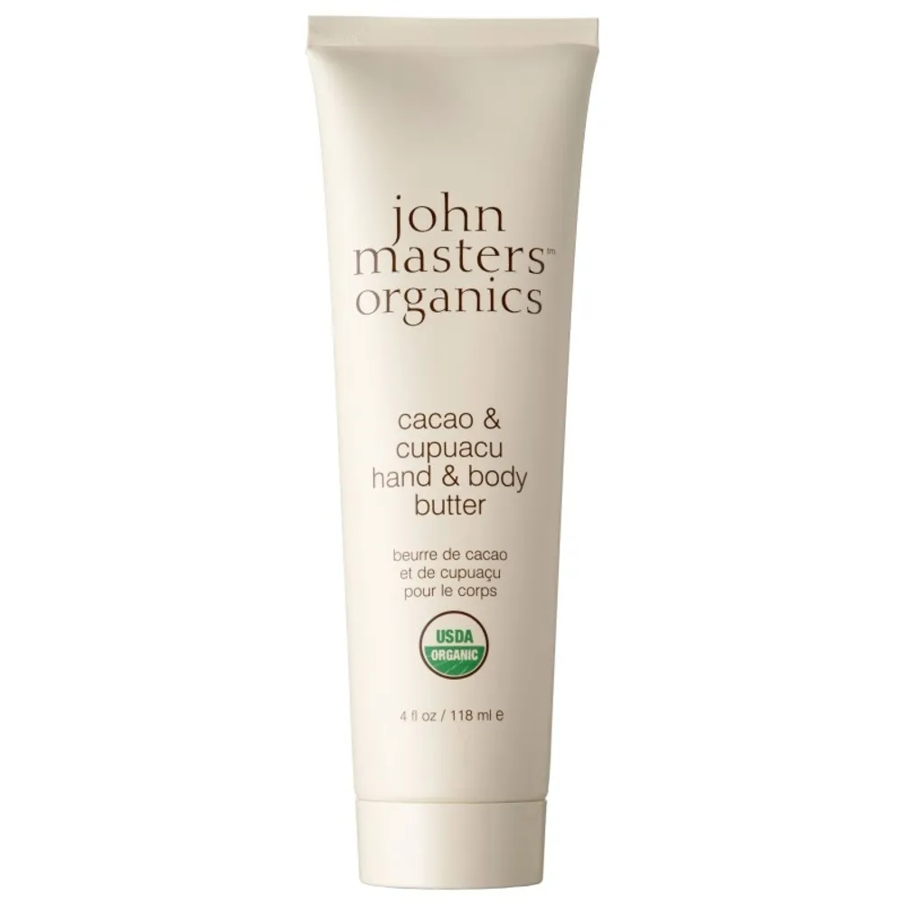 John Masters Organics krema za ruke i tijelo od  kakaa i cupuacu maslaca