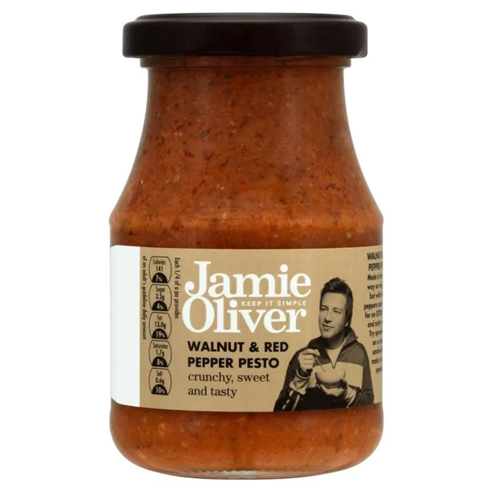 Jamie Oliver Pesto paprika s orasima 190g