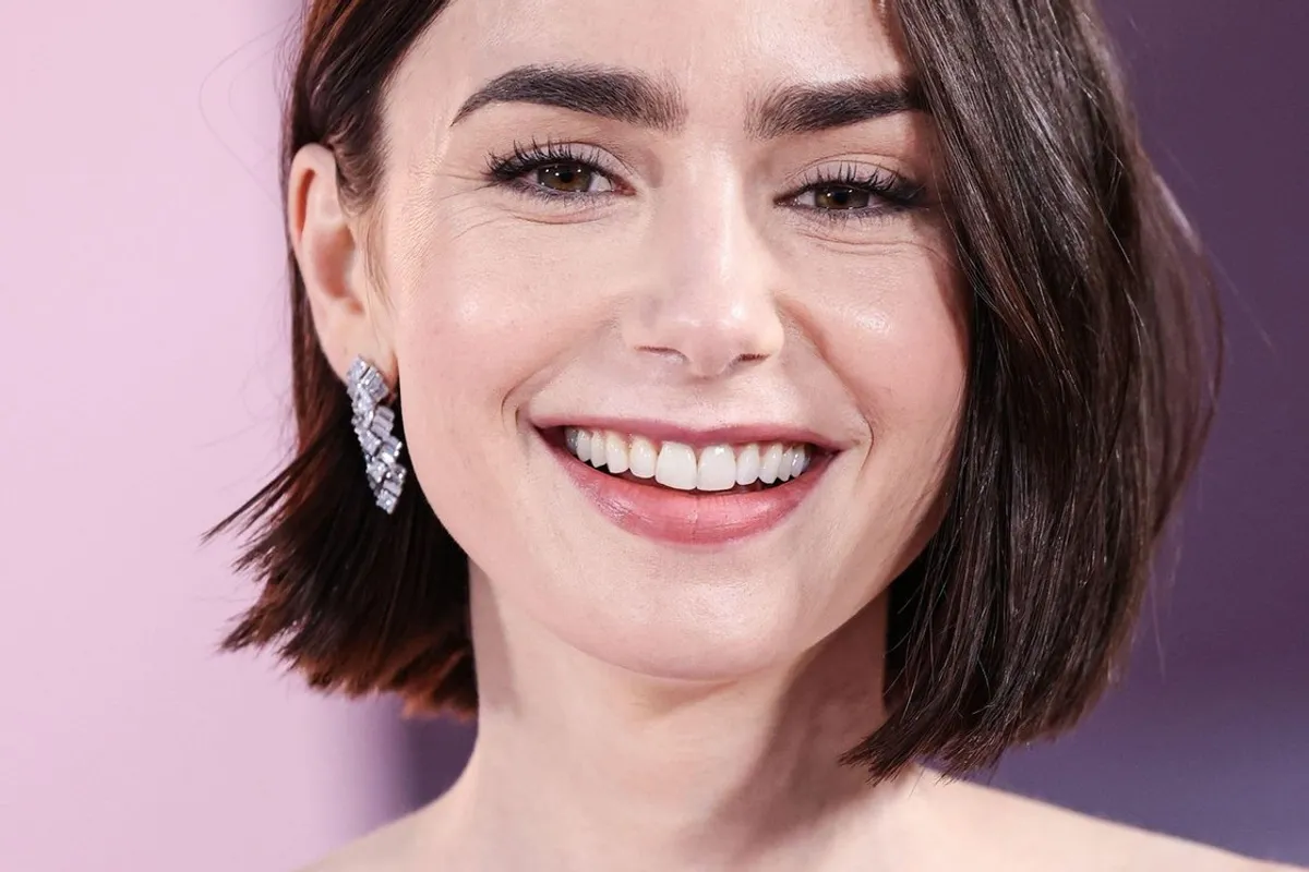 Lily collins - frizura