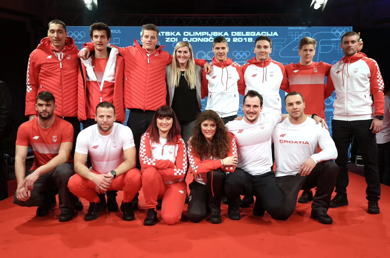 Milan Bandić i Janica Kostelić ispratili 20 hrvatskih olimpijaca koji će nastupiti na ZOI u Pjongčangu