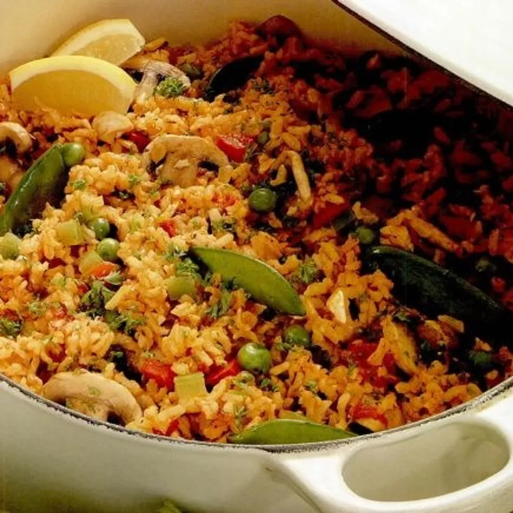 Vegetarijanski rižoto Paella