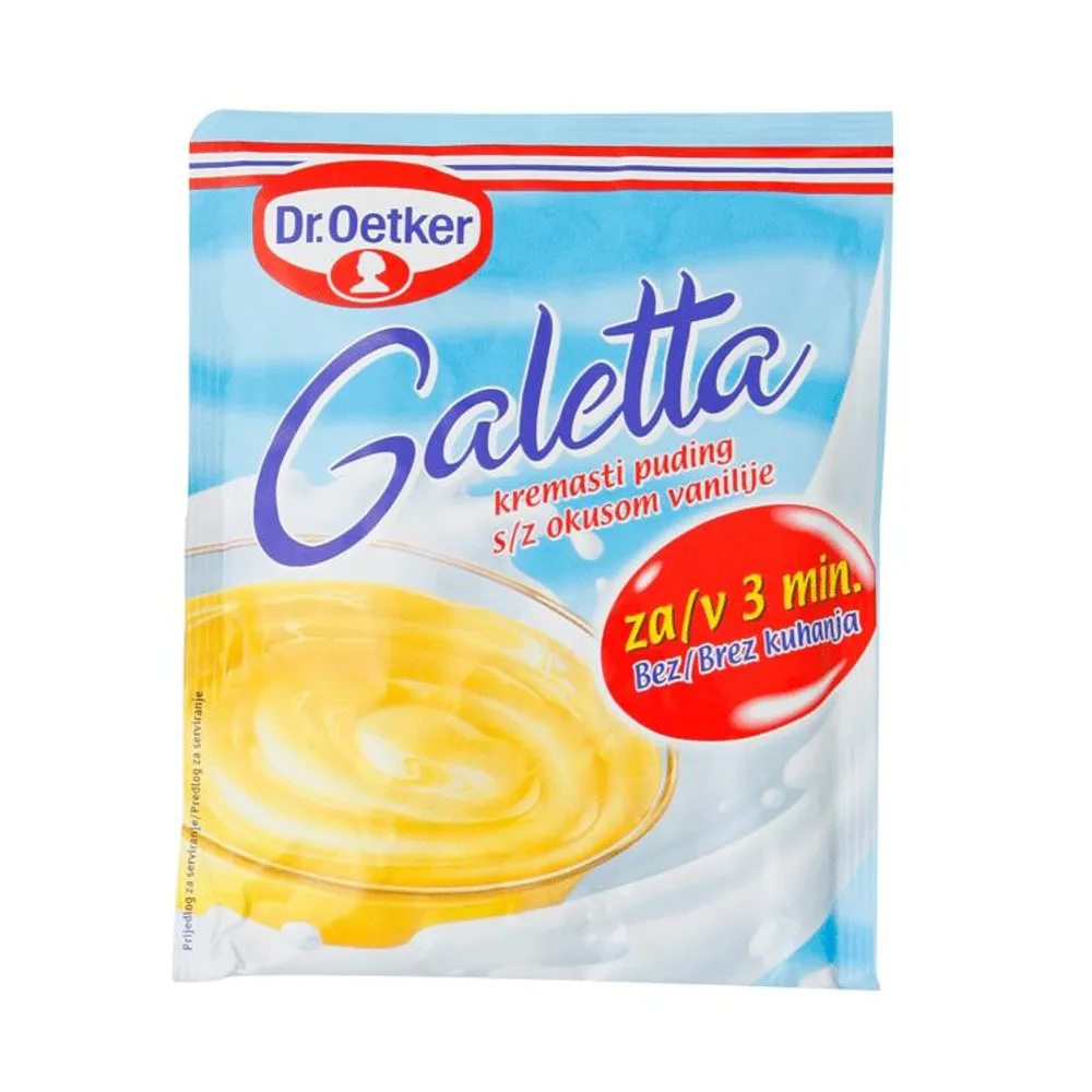 Puding vanilija Galetta 76 g Dr Oetker