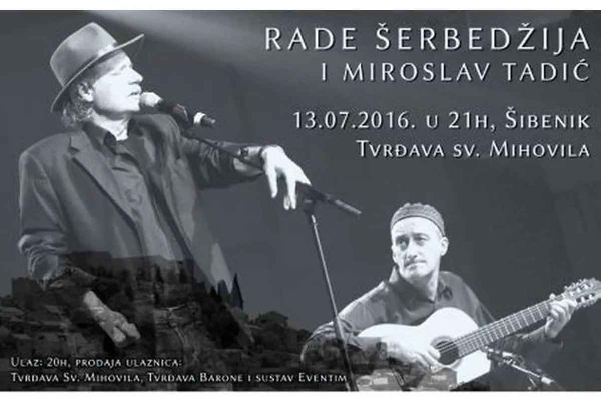 Rade Šerbedžija i Miroslav Tadić - koncert umjetnika i prijatelja
