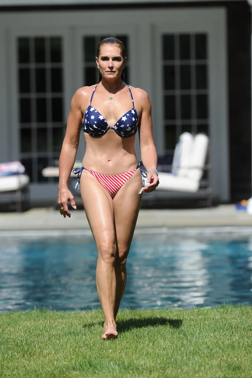 Brooke Shields Rocking a Bikini After Recently Turning 55