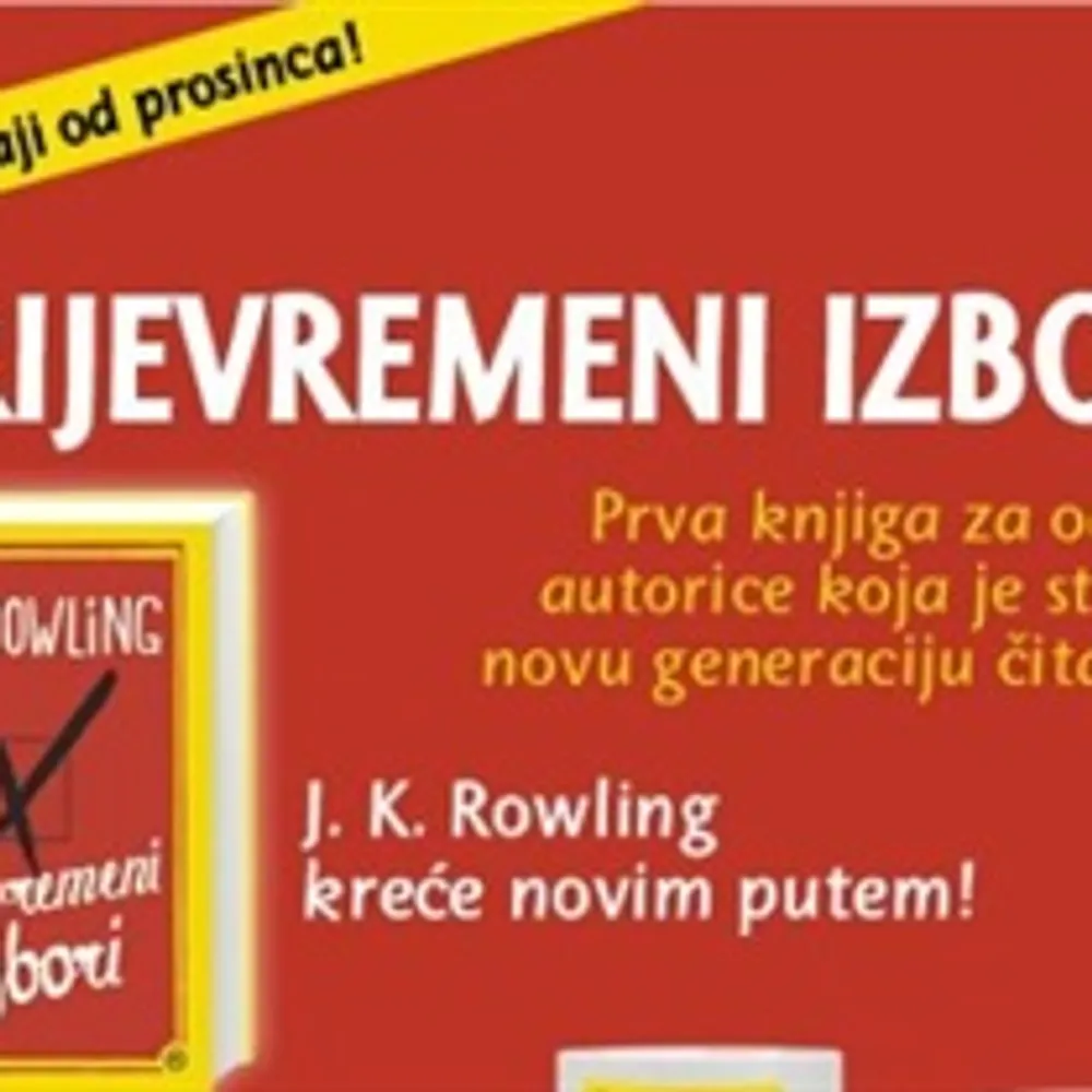 Poklanjamo vam knjige "Prijevremeni izbori"