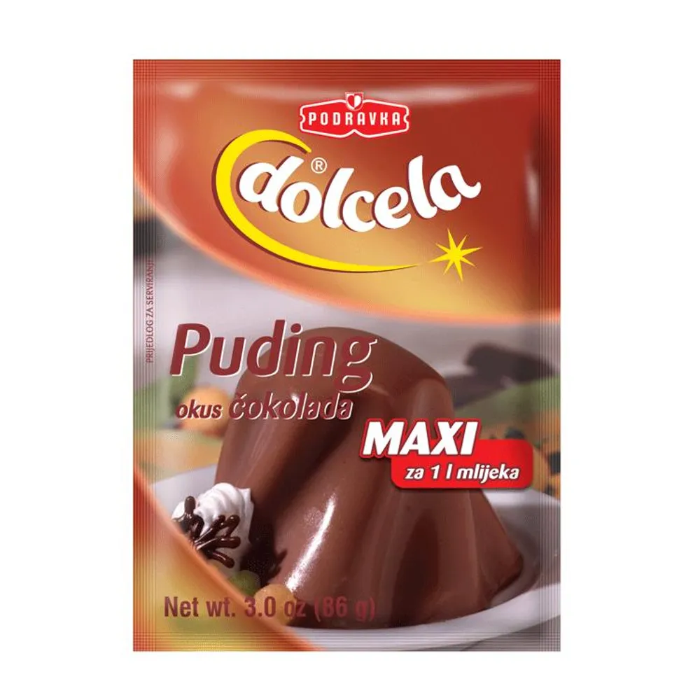 Puding čokolada 86 g Dolcela