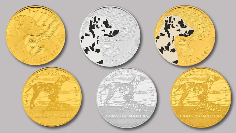 HNB izdao nova izdanja zlatnika i srebrnjaka s motivom dalmatinera