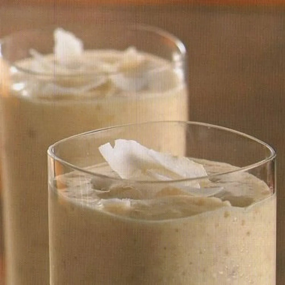 Smoothie banana colada bogat vlaknima