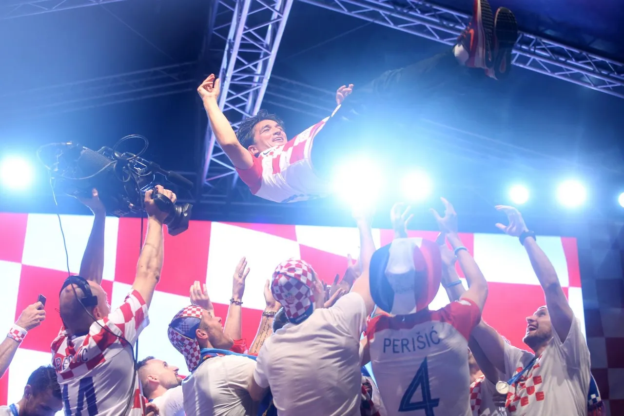 Doček reprezentacije nakon osvajanja srebrne medalje na Svjetskom prvenstvu u Rusiji 2018.