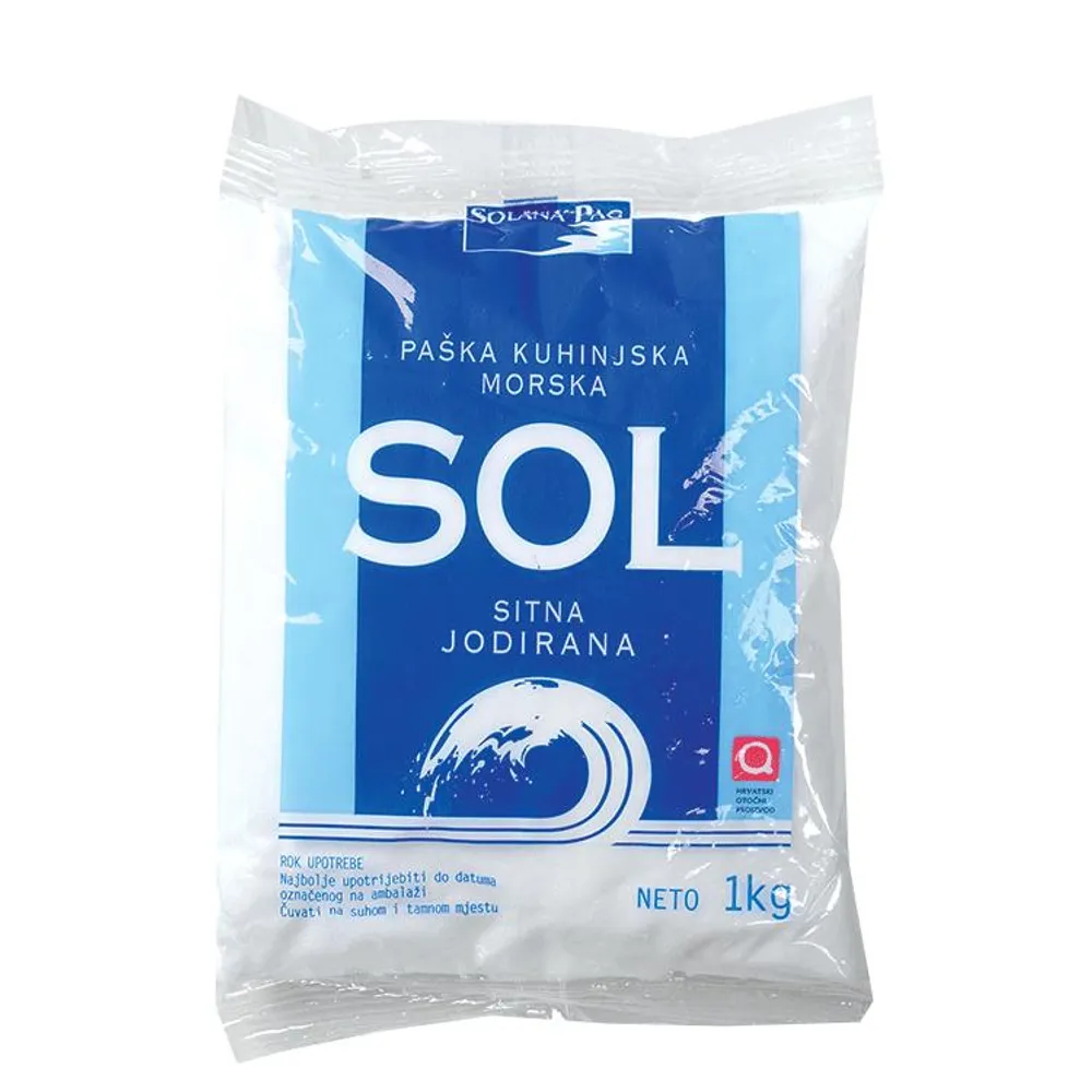 Sitna morska sol 1 kg - Solana Pag