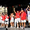 Trg uz baklje dočekao hrvatske olimpijce: Sportaši na pozornici obećali medalje i iz Los Angelesa