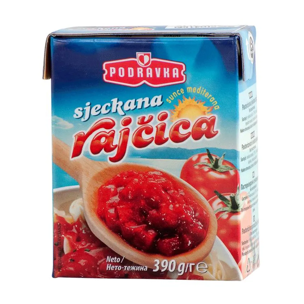 Sjeckana rajčica 390 g Podravka