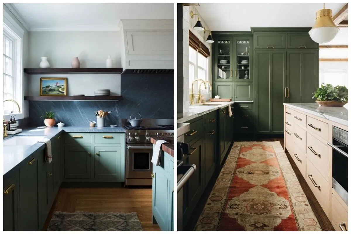 Zeleni ormarići u kuhinji izgledaju odlično, a mi smo izdvojile najljepše primjere