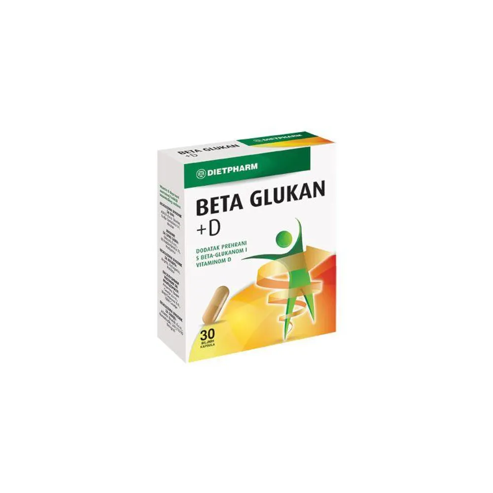 Dietpharm  Beta glukan + D kapsule