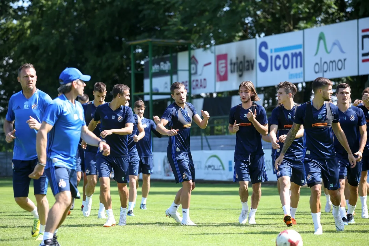 Moravske Toplice: Jutarnji trening GNK Dinamo u sklopu priprema