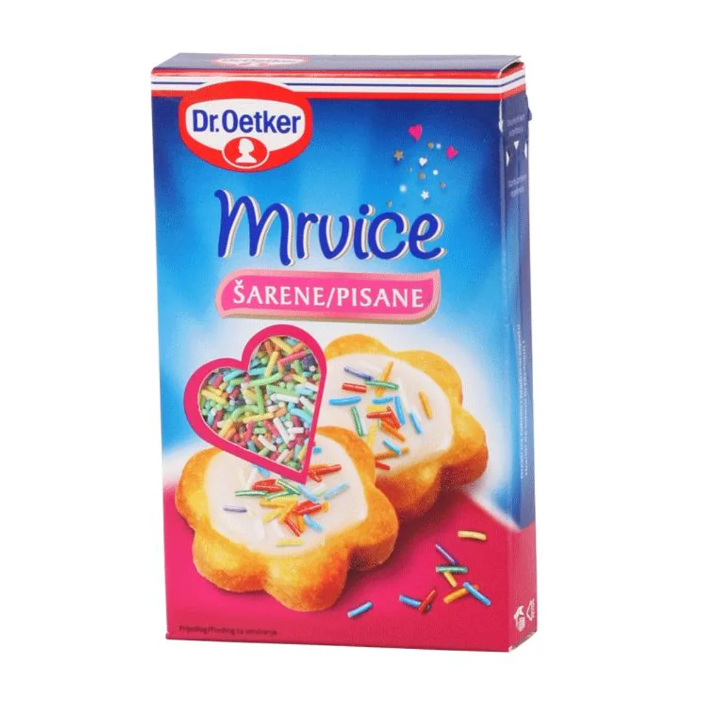 Šarene mrvice 80 g Dr Oetker