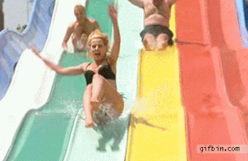 surviving-a-waterslide-requires-balance-and-concentration-x-gifs-16