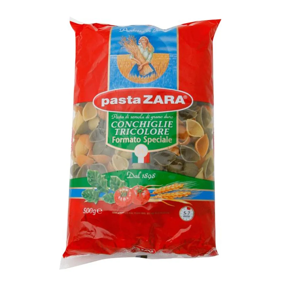 Tijesto conchiglie 54 Tricolore 500 g