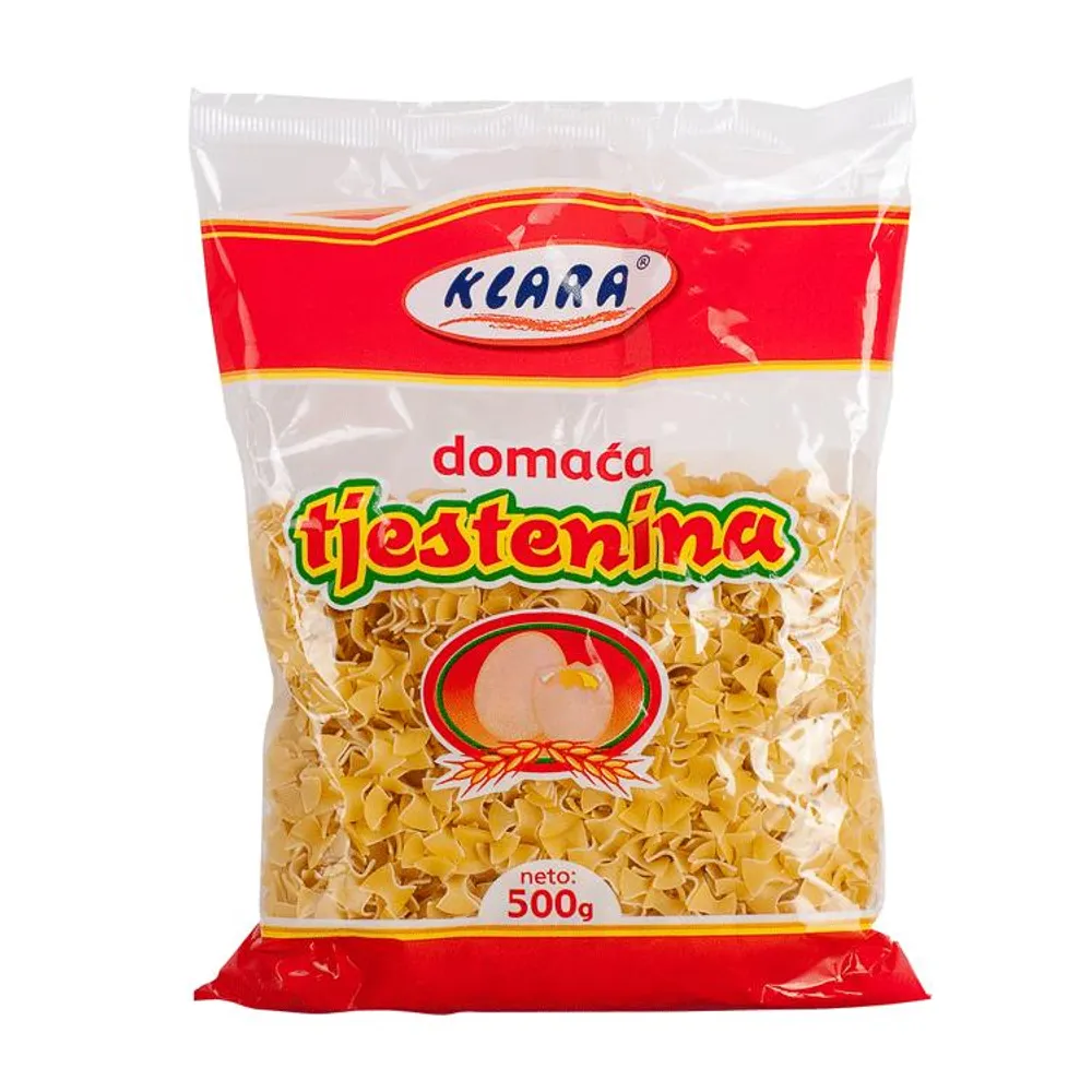 Tijesto krpice s jajima 500G Klara