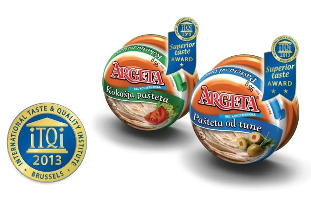 Europski majstori kuhinje nagradili su paštetu od tune Argeta i kokošju paštetu Argeta za izvanredan okus