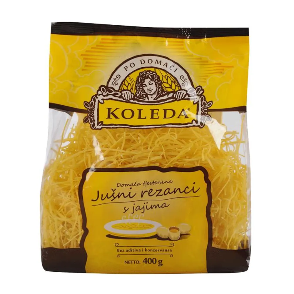 Tijesto rezanci s jajima 400 g Koleda