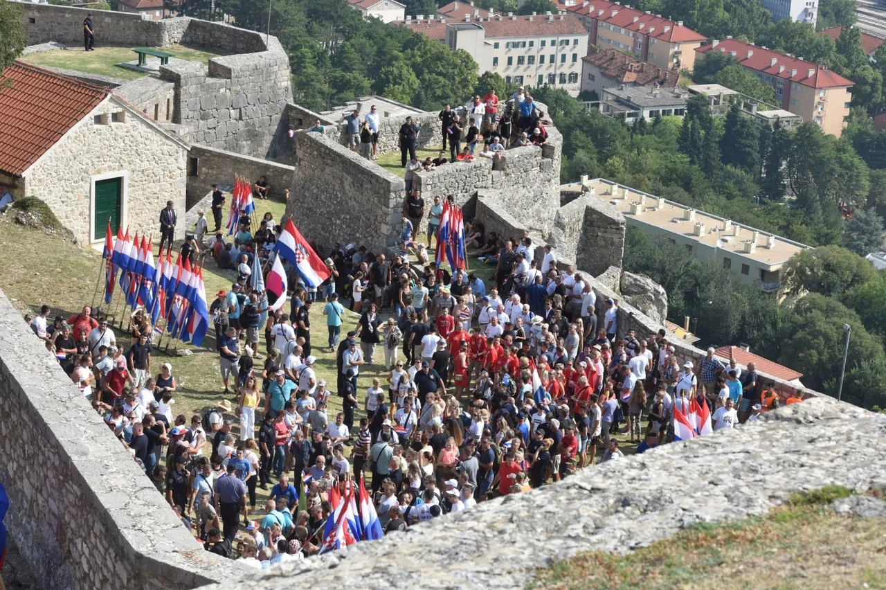 Svečani program na kninskoj tvrđavi povodom Dana pobjede i domovinske zahvalnosti