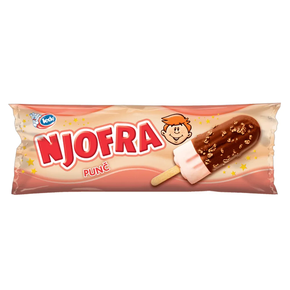 Sladoled Njofra punč 65ml  Ledo