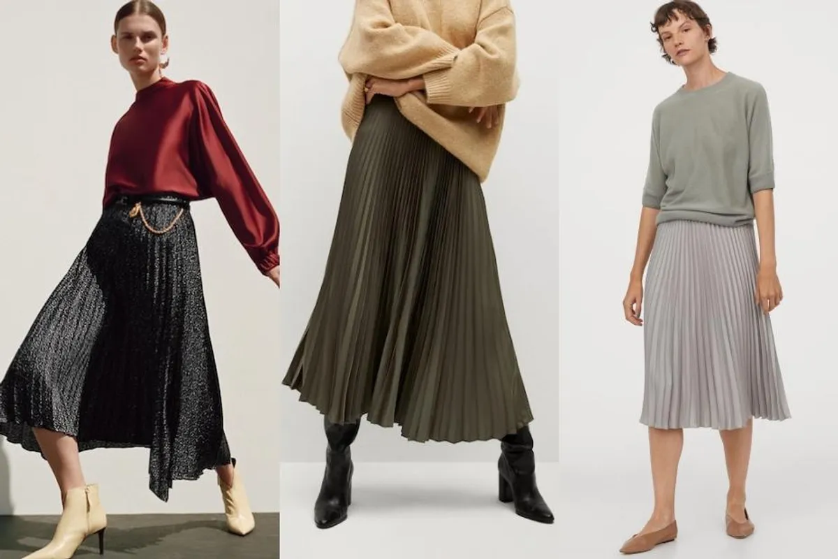 Plisirana suknja odličan je izbor za trendi zimski look