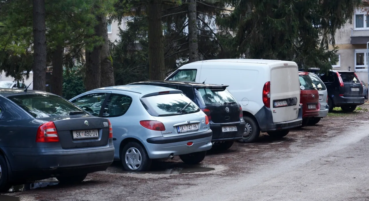 Nepropisno parkirani automobili u Sisku