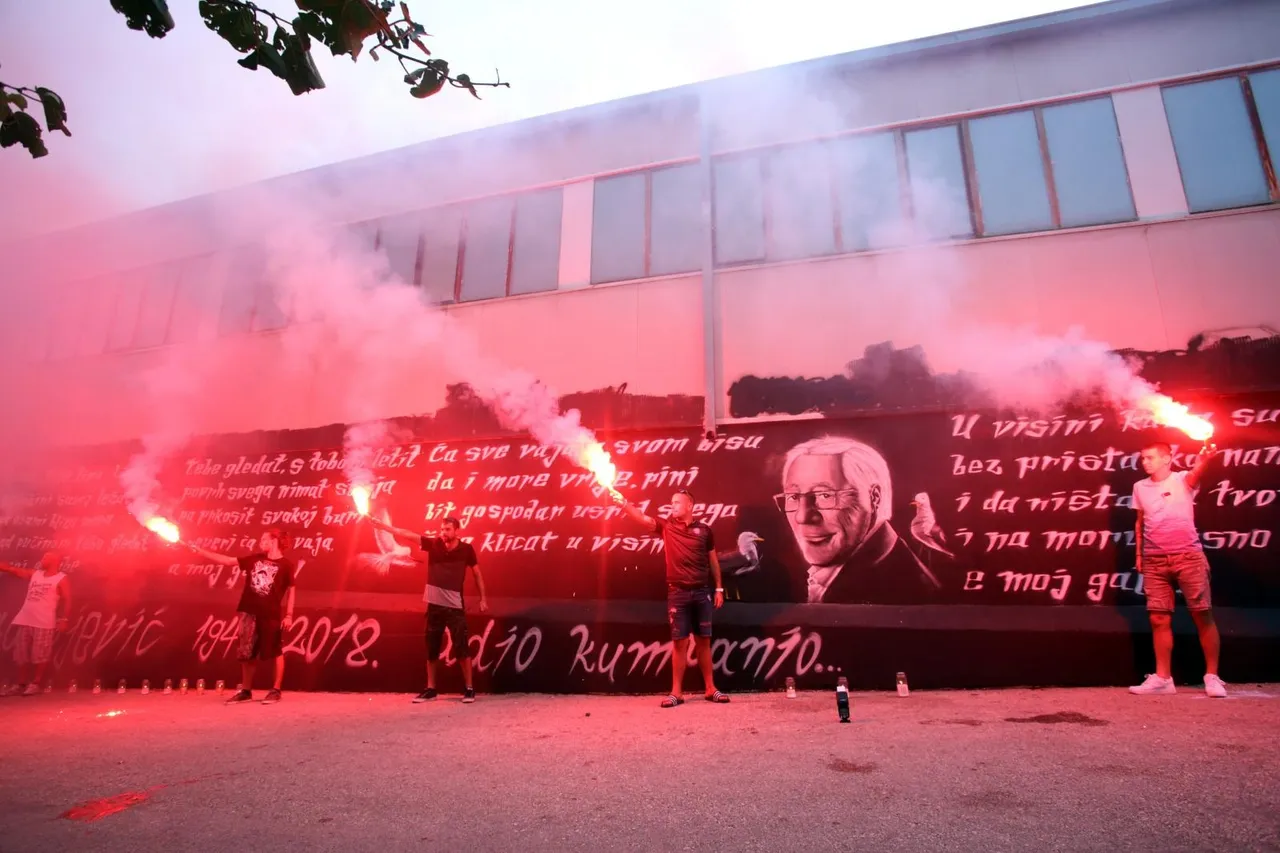 Veliki mural posvećen Oliveru Dragojeviću predstavljen uz bakljadu