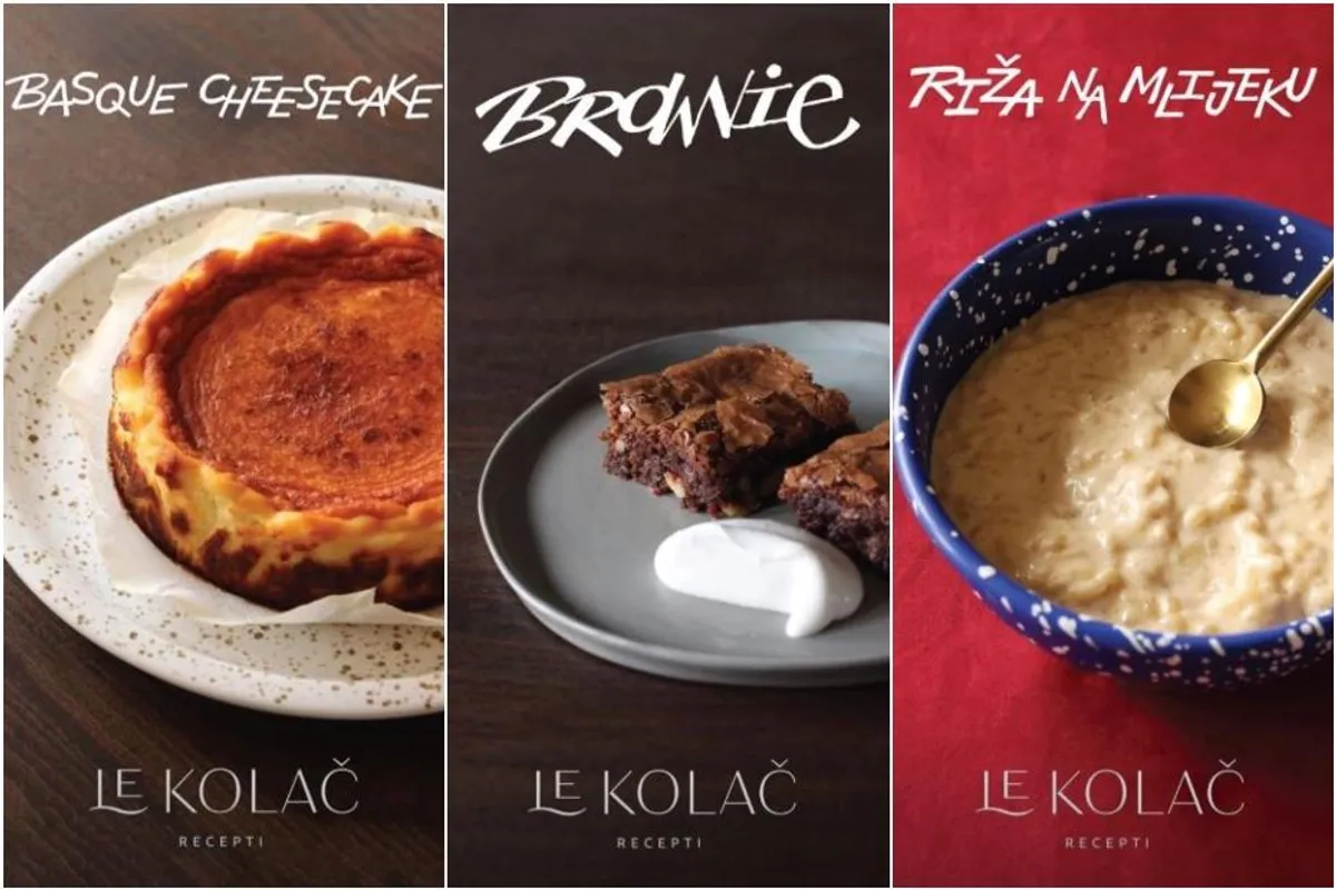 Zagrebačka slastičarnica 'Le Kolač' svaki tjedan objavljuje nove recepte. Izdvojile smo tri favorita
