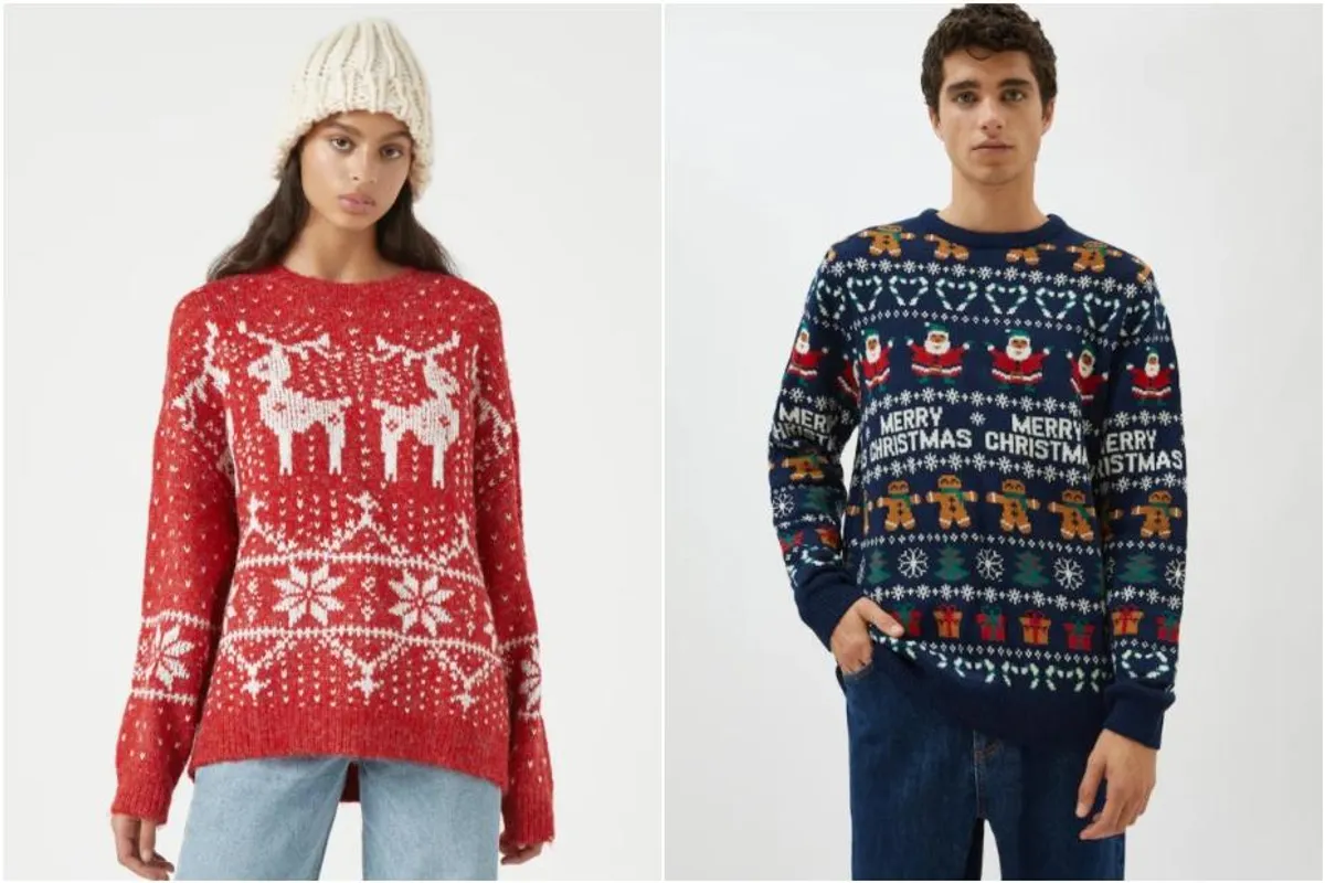 Kupiti jastuk četvrtina  Pull&Bear ima super 'ružne' božićne pulovere - za nju i njega - Žena.hr