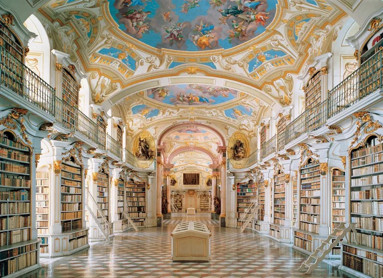Knjižica u Admont samostanu u Austriji