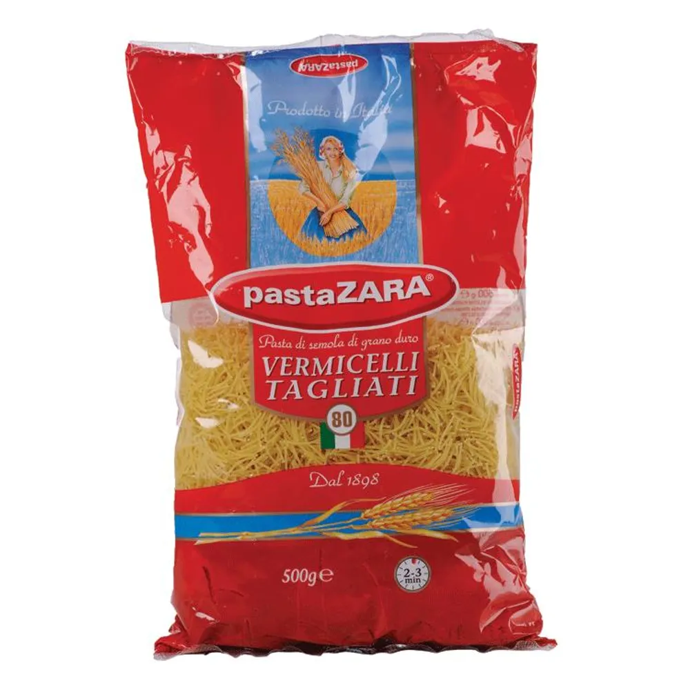 Tijesto vermicelli tagliatelle 80 500G Zara