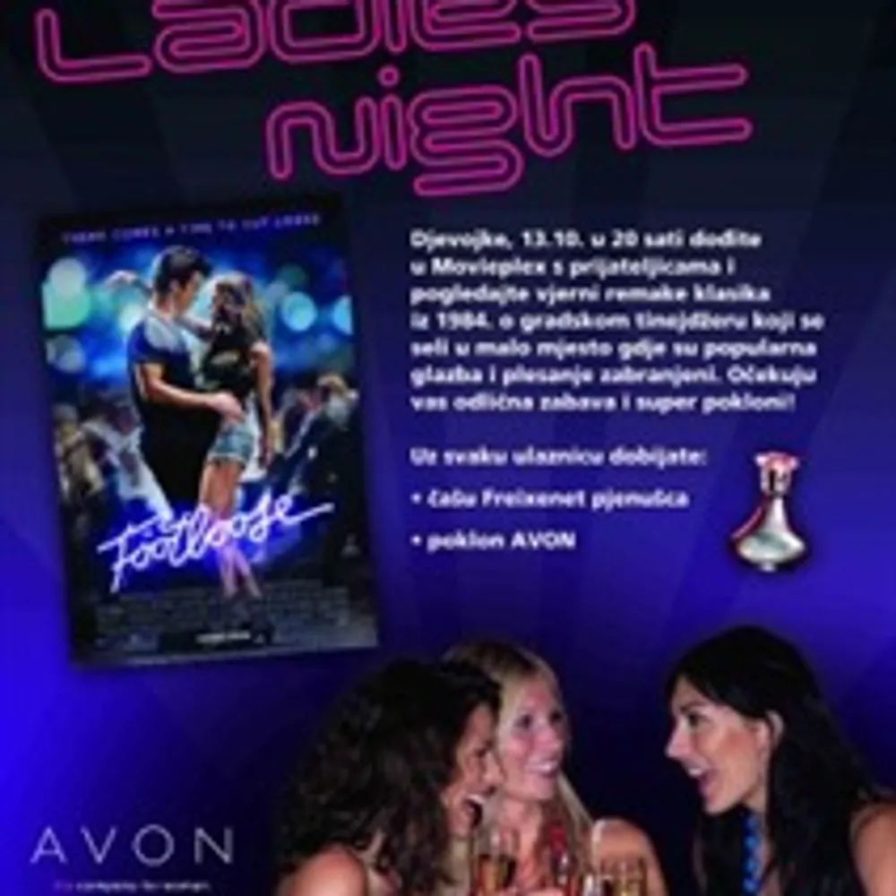 Vodimo vas na  „Ladies Night“ uz film Footloose