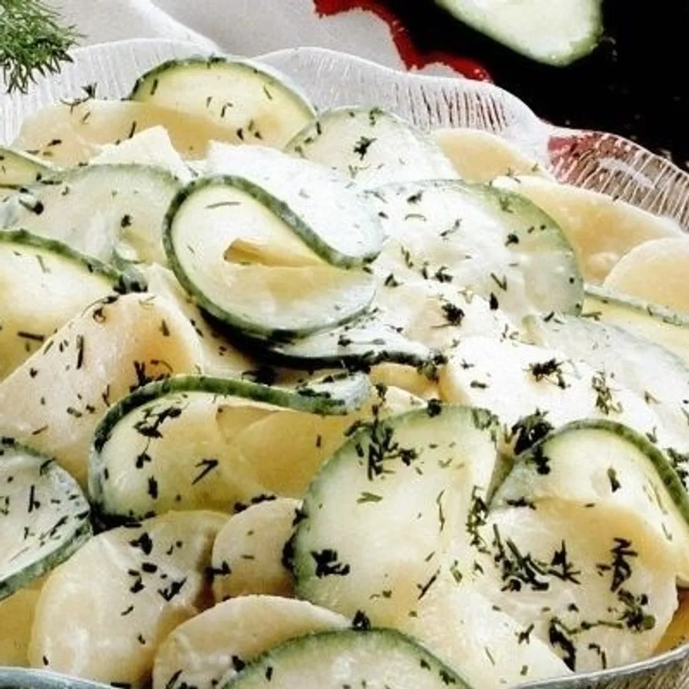 Zelena salata od krumpira