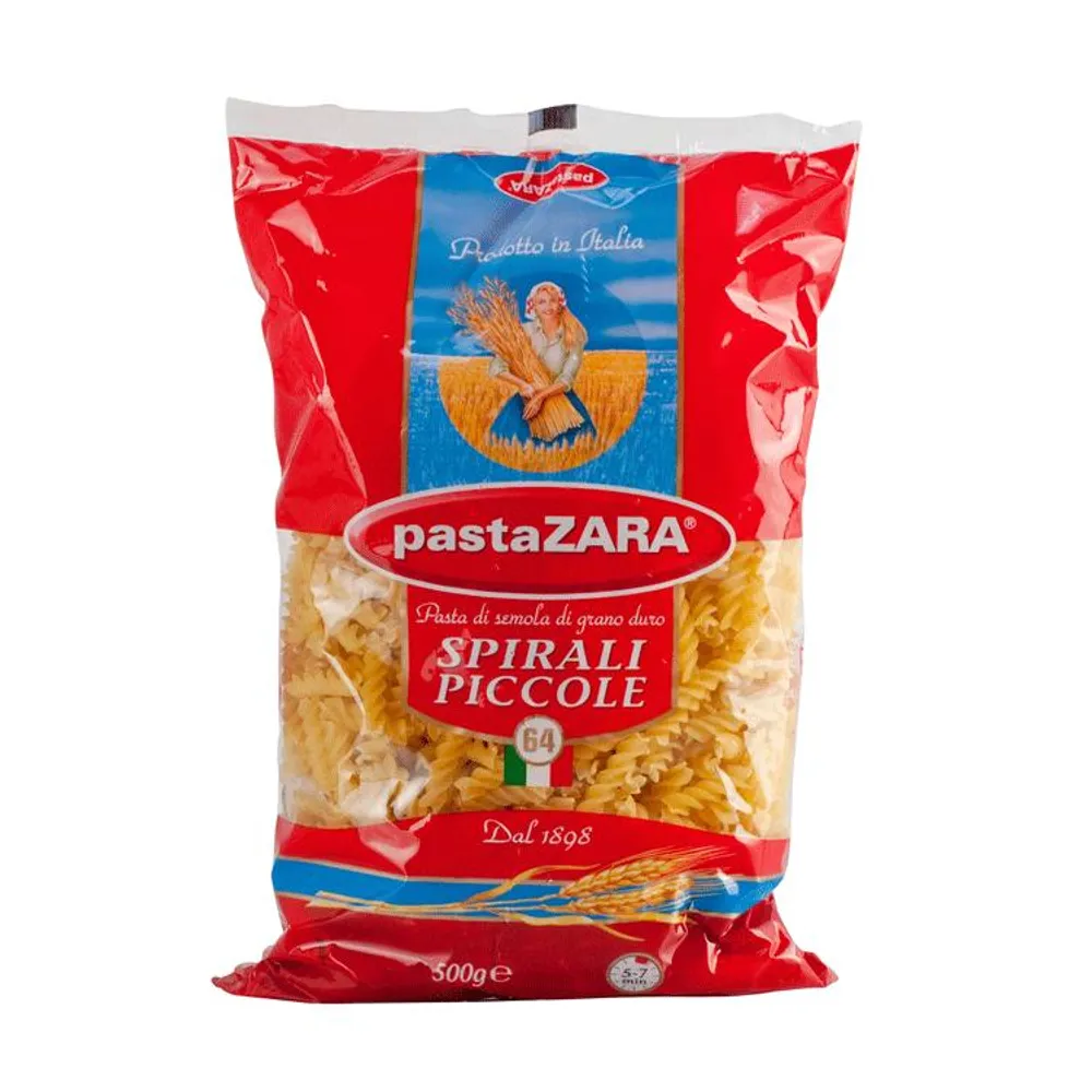 Tijesto spirale piccole 64 500 g Pasta Zara