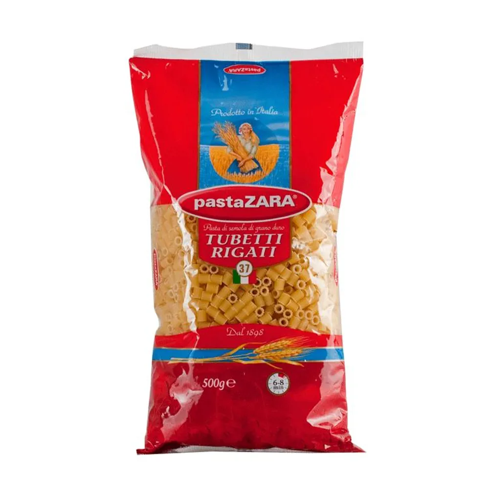 Tubetti rigati tijesto No.37 500 g Zara