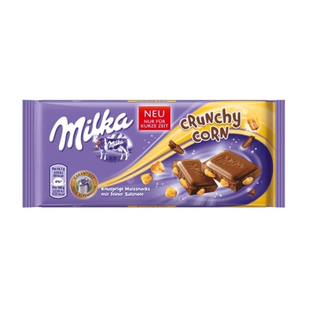 Milka crunchy corn 100 g