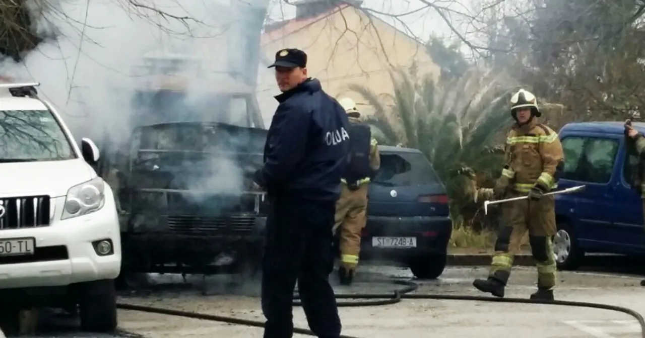 Izgorjelo vozilo u Splitu