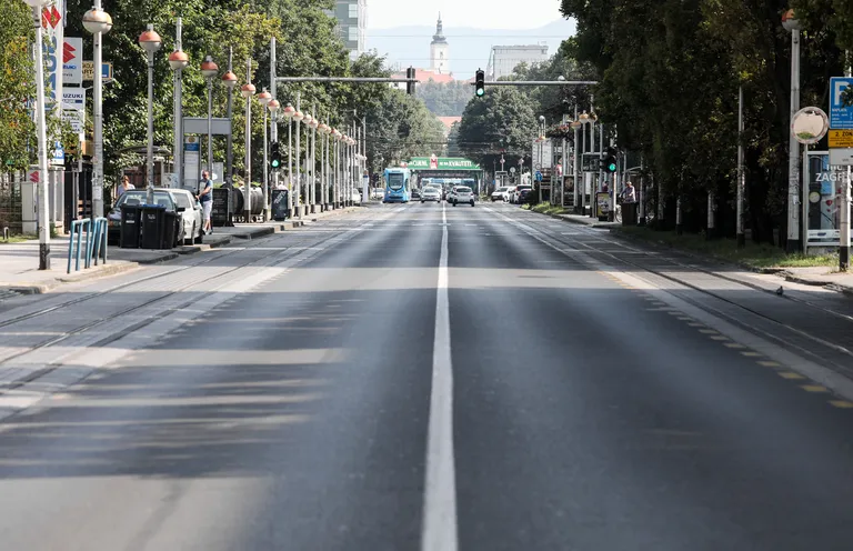 Vrućine su ispraznile zagrebačke ulice