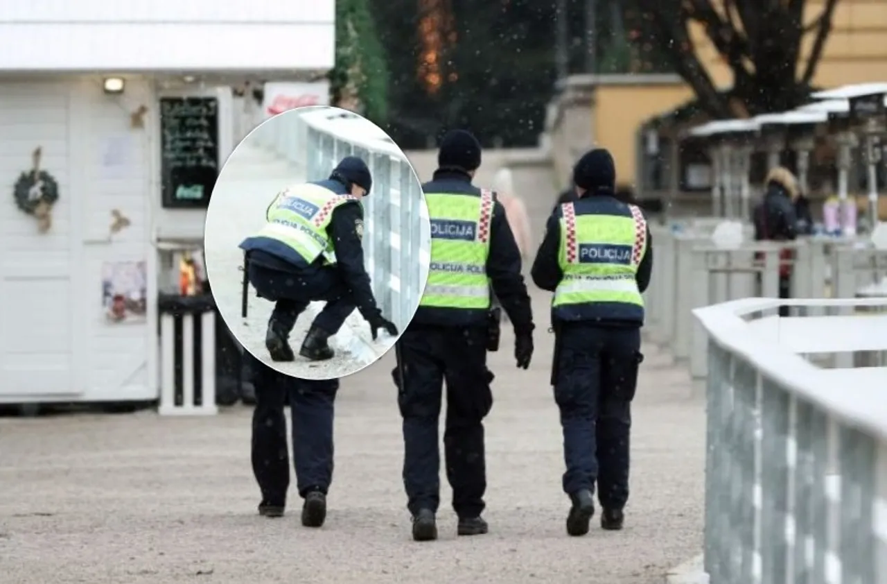 Policajka na Adventu u Zagrebu