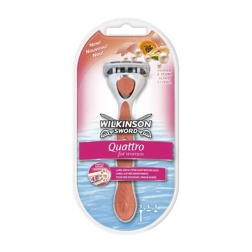 Wilkinson Sword Quattro Papaya & Pearl britvica za žene